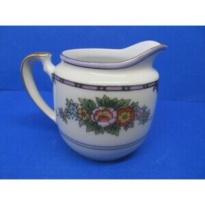 Noritake Morimura Hand Painted Floral Creamer GUC